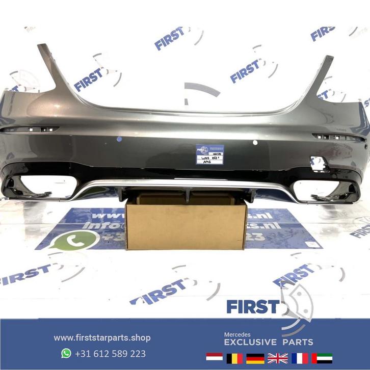 W213 E63 E63S AMG ACHTERBUMPER + DIFFUSER Mercedes E Klasse, Auto-onderdelen, Carrosserie en Plaatwerk, Bumper, Mercedes-Benz