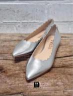 Frida - Prachtige zilveren leren flats maat 36 - Nieuw €190, Frida, Nieuw, X, Ballerina's