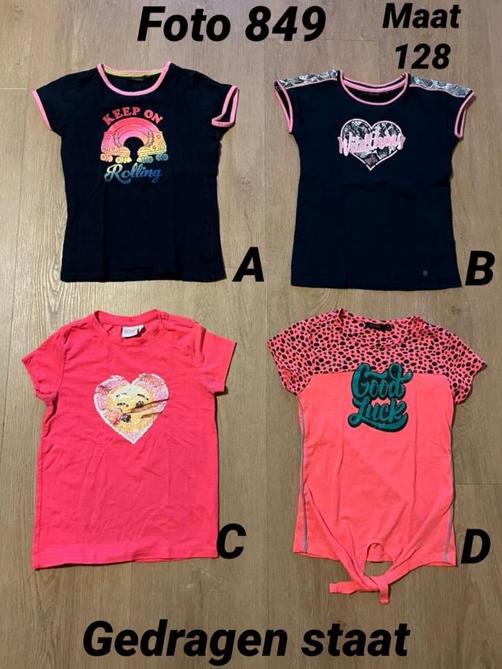 Shirt meisje maat 128 *foto 849*, Kinderen en Baby's, Kinderkleding | Maat 128, Gebruikt, Meisje, Shirt of Longsleeve, Ophalen of Verzenden