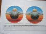 sticker F16 PILOOT klu luchtmacht leger defensie vliegtuig, Verzamelen, Stickers, Verzenden