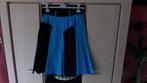 klokkende country rok zwart en turkoise blauw mt 38/40 nieuw, Maat 38/40 (M), Eigen ontwerp, Nieuw, Ophalen of Verzenden