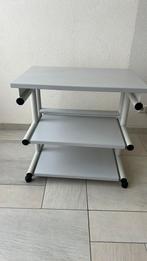 Metalen computer tafel, Ophalen, Strak, Zo goed als nieuw, Metaal