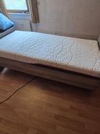 Bedombouw, electrisch verstelbare lattenbodem en matras, Ophalen, Verstelbaar, 90 cm, Eenpersoons