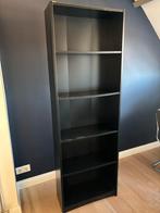 Zwarte IKEA boekenkast (geen Billy), Huis en Inrichting, Kasten | Boekenkasten, Ophalen, Met plank(en), Gebruikt, 50 tot 100 cm