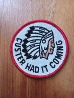 embleem /patch '' Custer had it coming '', Verzenden, Nieuw