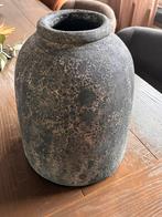 Vaas Bloempot bruin, Huis en Inrichting, Woonaccessoires | Vazen, Ophalen, Overige kleuren, Aardewerk of Porselein, Zo goed als nieuw