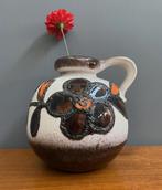 70 jaren D 103 Scheurich bolle fat lava oor vaas bloemen, Gebruikt, Overige kleuren, Aardewerk of Porselein, Ophalen of Verzenden