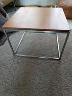 Ethnicraft salontafel 50x50 bijzettafel vierkant, Ophalen, 50 tot 100 cm, Vierkant, 50 tot 100 cm