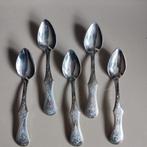 6verzilverde lepeltjes,Biedemeijer, Kempen&Begeer,3x gemerkt, Antiek en Kunst, Antiek | Bestek, Ophalen of Verzenden