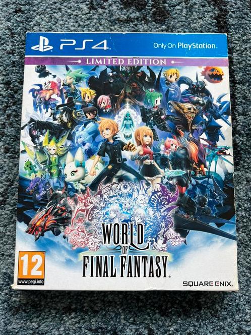 World of Final Fantasy Limited Edition PS4, Spelcomputers en Games, Games | Sony PlayStation 4, Gebruikt, Role Playing Game (Rpg)