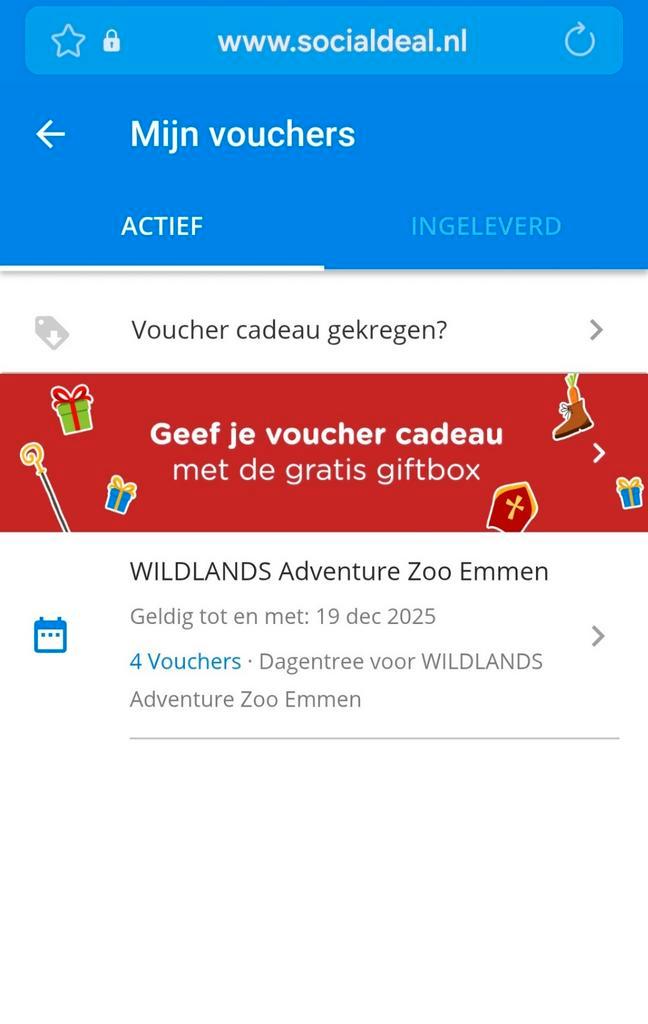 Tickets Wildlands, Tickets en Kaartjes, Kortingen en Cadeaubonnen, Twee personen, Overige soorten