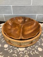 Vintage snackschaal (120324), Ophalen of Verzenden, Zo goed als nieuw, Rond, Riet