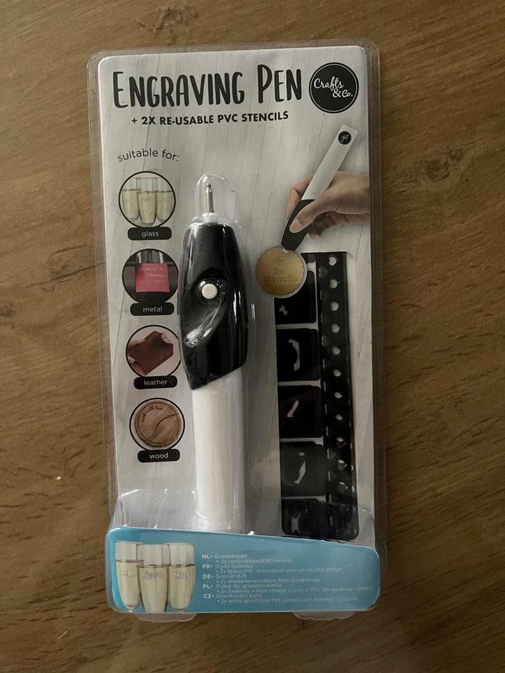 Nieuwe Graveerstift - Perfect voor Creatievelingen!, Hobby en Vrije tijd, Knutselen, Nieuw, Gereedschap of Toebehoren, Ophalen of Verzenden