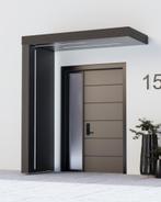 Aluminium deurluifels afdak met LED-verlichting - Exclusief, Doe-het-zelf en Verbouw, Deuren en Horren, Ophalen, Info@overkappingplaza.nl