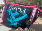 Fluid Kite set 10m, Watersport en Boten, Kitesurfen, Ophalen, Kitesurf-set, Twintip, 10 m²