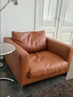 Molteni & Co Reversi Design Fauteuil - Cognac Leder, Ophalen, Zo goed als nieuw, Leer, 75 tot 100 cm