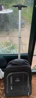 Purac, Rugtas op wieltjes , Duwstang en  Schouderbanden, Sieraden, Tassen en Uiterlijk, Tassen | Rugtassen, Ophalen of Verzenden