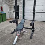 Explode Squat Rack Zwaar uitvoering + Panatta Bankje, Ophalen, Zo goed als nieuw, Armen, Fitnessbank