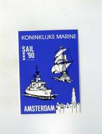 scheepvaart-foto/kaart-MARINE-stikker-sail 90, Ophalen of Verzenden, Zo goed als nieuw, Boek of Tijdschrift