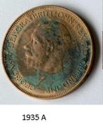 1 penny  Engeland, 1935, 1935 en 1936, Postzegels en Munten, Munten | Europa | Niet-Euromunten, Ophalen of Verzenden, Losse munt