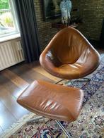 Fauteuil Hidde Gerard van den Berg, Huis en Inrichting, Fauteuils, Ophalen, Gebruikt, 75 tot 100 cm, Leer