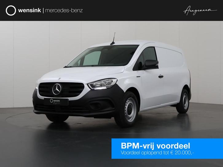 Mercedes-Benz eCitan 112 GB L2, Auto's, Bestelauto's, Bedrijf, Te koop, Mercedes-Benz, Elektrisch, Automaat, Wit, Zwart, Stof