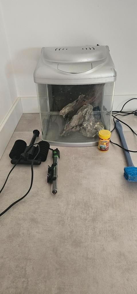 Superfish Aquarium met toebehoren, hout en steen!, Dieren en Toebehoren, Vissen | Aquaria en Toebehoren, Gebruikt, Leeg aquarium