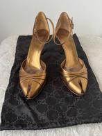 Gucci pump, brons metalic, maat 37,5, Ophalen of Verzenden, Zo goed als nieuw, Overige kleuren, Schoenen met hoge hakken