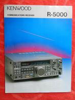 Kenwood R-5000 folder, Telecommunicatie, Zenders en Ontvangers, Ophalen of Verzenden, Zo goed als nieuw, Ontvanger