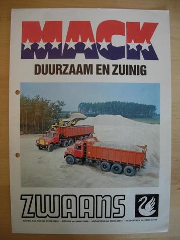 Mack DM Brochure 1976 – DM 600S / DM 800SX beschikbaar voor biedingen