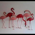 Metal Wall Art Wall Decor Flamingo (maison du monde), Ophalen, Zo goed als nieuw