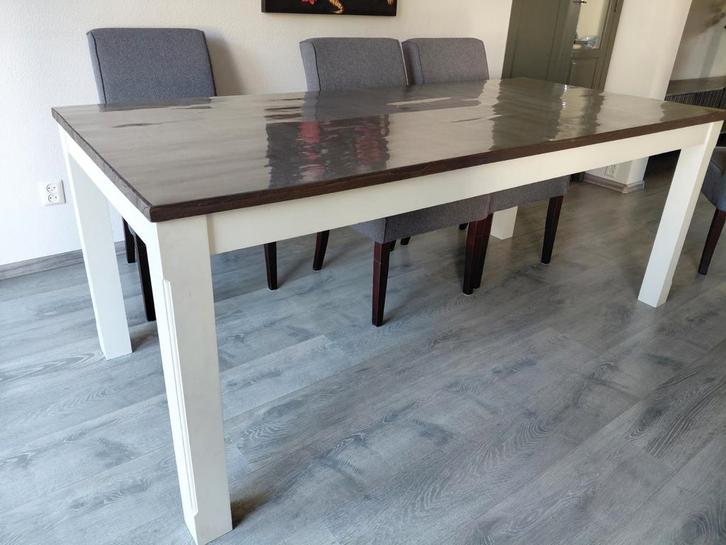 Eettafel voor 6 personen, Huis en Inrichting, Tafels | Eettafels, Gebruikt, 50 tot 100 cm, 150 tot 200 cm, Vijf personen of meer