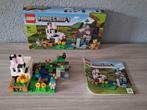 LEGO Minecraft 21181 The Rabbit Ranch - Zonder Pickaxe, Ophalen of Verzenden, Zo goed als nieuw