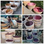 Houten Planten of waterbakken van Wijnvaten vijverplantenbak, Tuin en Terras, Ophalen, Nieuw, Overige materialen, Overige typen