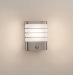 Philips Raccoon buitenwandlamp met sensor 1 lichts RVS Nieuw, Ophalen of Verzenden, Nieuw, Metaal