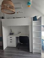 Smastad hoogslaper met bureau en kledingkast, Ophalen