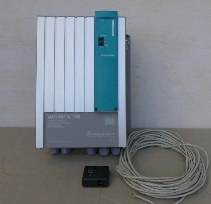 Mastervolt Sinus omvormer Mass sine 24/1500 24volt 1500watt, Watersport en Boten, Navigatiemiddelen en Scheepselektronica, Gebruikt
