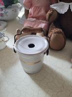 Antiek emaillen emmertje voor poppen foto 1 t/m 5, Antiek en Kunst, Antiek | Speelgoed, Ophalen of Verzenden