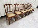 Prachtige Queen Ann Stijl zes stoelen. Het kan geleverd word, Ophalen, Gebruikt, Bruin, Vijf, Zes of meer stoelen