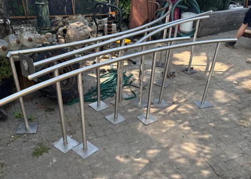 RVS balustrade hekwerk meerdere maten, Tuin en Terras, Tuinhekken en Hekwerk, Gebruikt, Sierhekwerk, Overige materialen, Ophalen