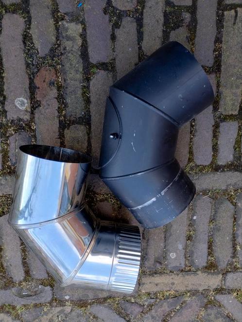 Kachelpijp met inspectie luik, Huis en Inrichting, Kachels, Nieuw, Houtkachel, Hout, Ophalen of Verzenden
