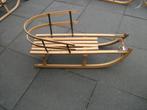 Houten slee 100cm Davos  Vendex sport met rugleuning, Ophalen, Rugleuning, Gebruikt