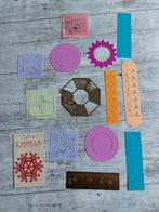 14 mallen voor embossing en borduur zelf kaarten maken, Hobby en Vrije tijd, Ophalen, Overige thema's, Pons of Mal