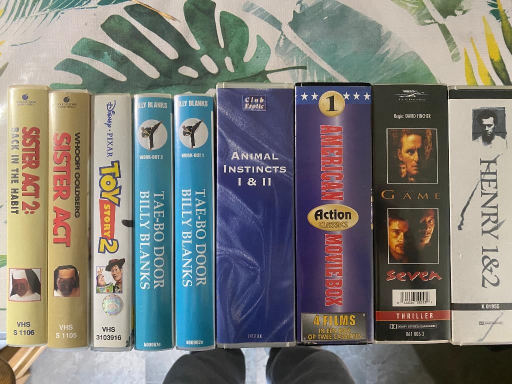 VHS tapes - 3 x 2 + 1 = 7 tapes, Alle leeftijden, Ophalen of Verzenden, Gebruikt, Overige genres