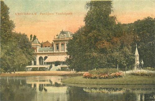(701-371-001) Amsterdam Paviljoen Vondelpark, Verzamelen, Ansichtkaarten | Nederland, Noord-Holland, Verzenden
