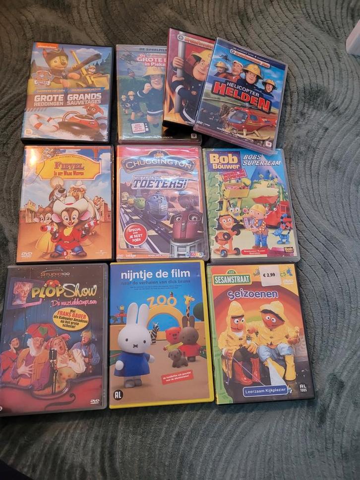 GRATIS - DVD's voor peuters en kleuters, Cd's en Dvd's, VHS | Kinderen en Jeugd, Zo goed als nieuw, Tekenfilms en Animatie, Tekenfilm