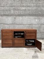 Erfgoedstuk houten archiefkast ca. 1920, Antiek, 150 tot 200 cm, Ophalen of Verzenden, Zo goed als nieuw