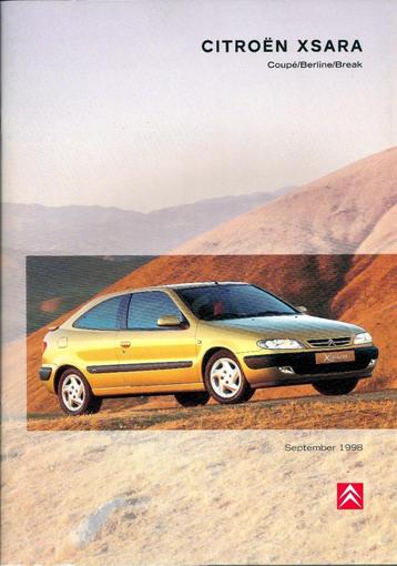 Brochure Citroen Xsara 1998 beschikbaar voor biedingen