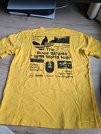 Geel Adidas t-shirt met print op achterzijde maat S, Geel, Nieuw, Ophalen of Verzenden, Adidas