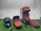 Cybex priam chrome burgundy - 3 in 1 maxicosi kinderwagen, Zo goed als nieuw, Verstelbare duwstang, Ophalen, Kinderwagen